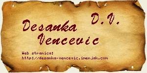 Desanka Venčević vizit kartica